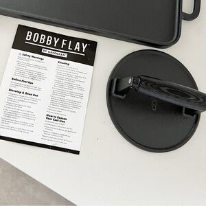 New: Greenpan Bobby Flay Cast Iron smash burger press